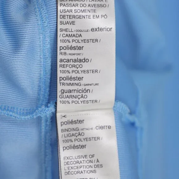 MANCHESTER CITY PUMA Winter Football Jersey Hooded Oversized Sky Blue Size L - Picture 7 of 9